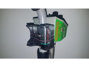 metal detector spare battery holder hobby 9v cibola outdoor tesoro 3d print model - Mito3D