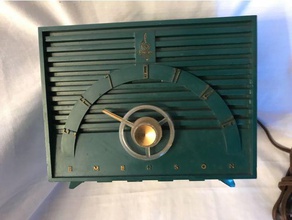 vintage emerson radio dial replacement parts gadget volume knob 3d print model - Mito3D
