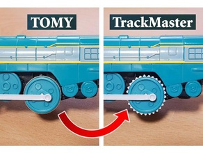 tomy trackmaster conversione del pneumatico giochi e giocattoli plarail takara thomas amici tomica di pneumatici 3d print model - Mito3D