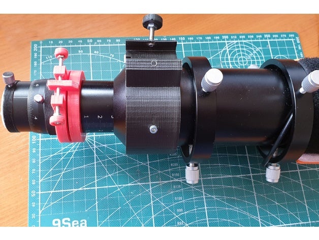 super fine micro focuser guide scope diy astronomy telescope astrophotography 3D print model - Mito3D