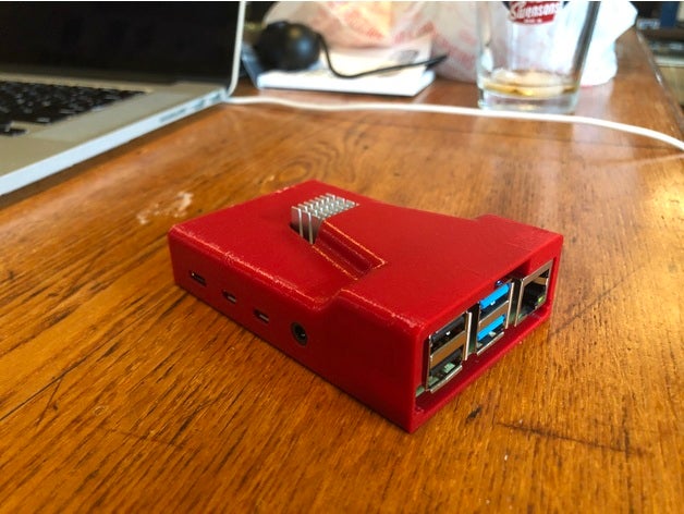 legal pi 4 caso computador pi4 raspberry rpi4 3D print model - Mito3D