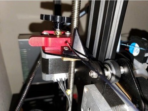 ender 3 extruder filament guide - stronger 3d printer accessories creality 3d print model - Mito3D