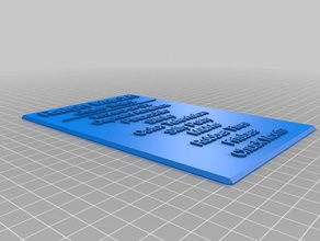 olderthan office customized 3d print model - Mito3D