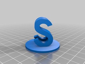 sk les signes et logos personnalisé 3d print model - Mito3D