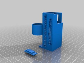 ramo de 20 protetora combinação transportadora dab e-fumadores fumar vape 3d print model - Mito3D