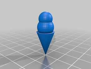 dondurma 3d baskı 3d print model - Mito3D