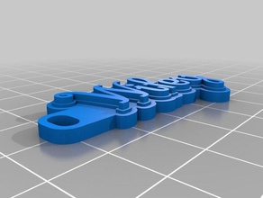 wifeykc keychains customized 3d print model - Mito3D