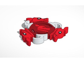 pirate foxy your turn pick combo 3d printing beyblade burst cho-z layer fnaf 3d print model - Mito3D
