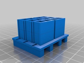 Ziegel-Paletten r c Fahrzeuge brick cinder block loader loader-rc die Palette 3d print model - Mito3D