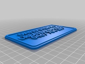 cm+number signs & logos customized 3d print model - Mito3D