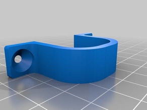 hydroponics 3 4 inch tubing wall strap parts customized 3d print model - Mito3D