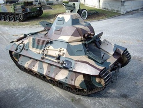 fcm 36 - char l ger mod le 1936 tank vehicles 3d print model - Mito3D
