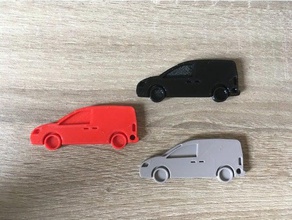 volkswagen caddy keychain keychains 3d print model - Mito3D