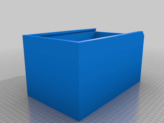 smoking box boite rangement containers smoke storage 3D print model - Mito3D
