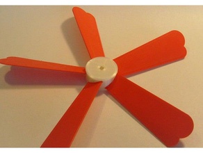 rotor moinho de vento peças substituição 3d print model - Mito3D