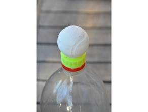 tennis-ball-Flasche cap sport & im freien ball tennis 3d print model - Mito3D
