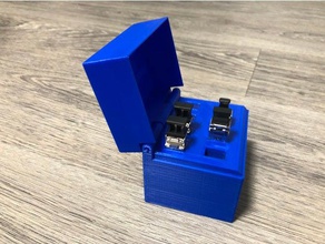 sfp-box Werkzeug-Halterungen & - Boxen box Fall glas-Faser lwl mini-gbic sfp storage 3d print model - Mito3D