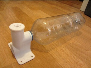 humane mouse trap pet bottle household mousetrap 3d print model - Mito3D