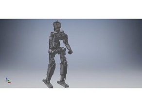 robot umanoide gaesim test di altezza &gt 170cm la robotica enginerging 3d print model - Mito3D