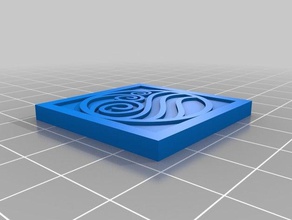 heroclix Wasser marker v3 Spiele 3d print model - Mito3D