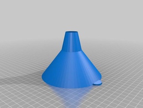 entonnoir funnel diam 120 23mm household 3d print model - Mito3D