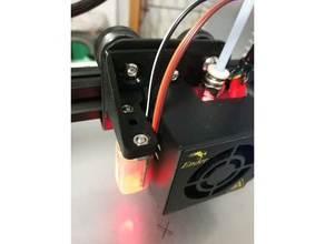 yet another ender 3 bltouch mount remix 3d printer parts levelling creality ender3 3d print model - Mito3D