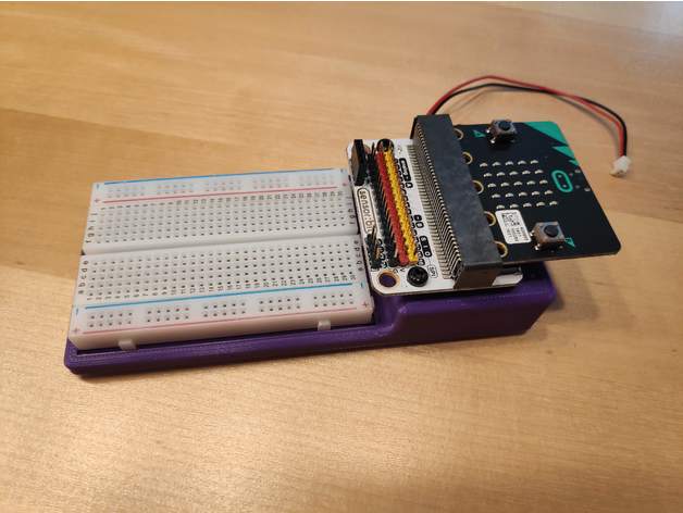 mikro breadboardhalterung dahil bit sensorbit breakout board-befestigung Robotik 3D print model - Mito3D