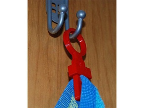 clip schwere Handtücher v3 Bad handtuchhaken Handtuch Handtuch-Clips Handtuchhaken 3d print model - Mito3D