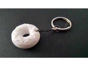 donut Schlüsselanhänger 3d-drucken 3d print model - Mito3D