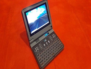 rpi-3a+ waveshare 5 Zoll h umpc Himbeer-mini-laptop palmtop computer diy laptop raspberry pi pi-3 5-Zoll-lcd 3d print model - Mito3D