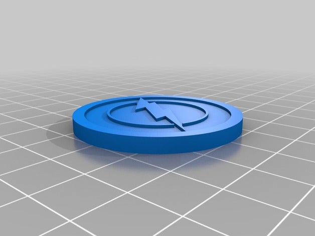 heroclix flash marcatore giochi 3D print model - Mito3D