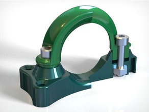 Rohrklemme 2 tools ring clamp tube 3d print model - Mito3D