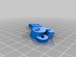 sanet organización personalizado 3d print model - Mito3D