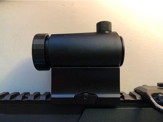 mira t1 protetor de lente diy airsoft reddot 3D print model - Mito3D