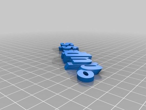 dup organización personalizado 3d print model - Mito3D