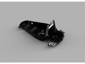 holiday buggy chassis tub 3d printing rc car tamiya 3d print model - Mito3D