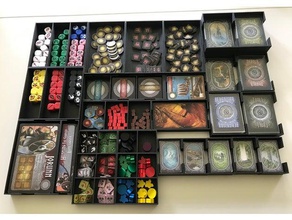 champions midgard insert all expansions sleeved cards games boardgame boardgames inserts organizer 3d print model - Mito3D