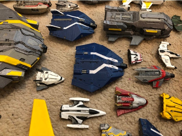 asp-scout 2 Teil elite dangerous Fahrzeuge elitedangerous Raumschiff 3D print model - Mito3D