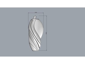 soyut Anahtarlık kolye Özet anahtarlıklar 3d print model - Mito3D