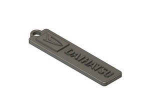 Schlüsselanhänger daihatsu 2 3d-drucken 3d print model - Mito3D