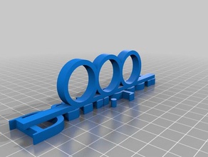 mon boss personnalisés multiring cutomizable davidson les anneaux personnalisé 3d print model - Mito3D