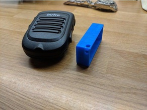 microfono a clip per cintura di montaggio automotive titolare 3d print model - Mito3D