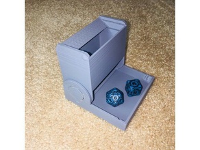 kompakt zar Kulesi katlanır oyuncak & oyun aksesuarları Yönetim Kurulu boardgame boardgames tahta oyunu dnd kule 3d print model - Mito3D