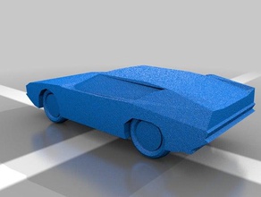lamborghini espada veículos de carro carros lambo brinquedo do veículo 3d print model - Mito3D