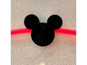 mickey mouse Charme glow stick Armband - Zubehör disney disneyland glowstick magic kingdom mickey-Maus walt world 3d print model - Mito3D