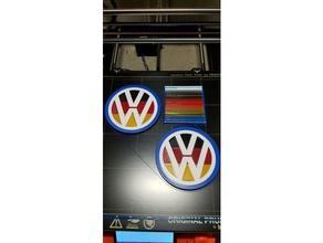 vw coasters - mmu2 ménage 3d print model - Mito3D