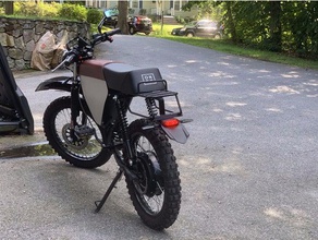 oniks motosiklet arka raf kuyruk ışık monte edin Otomotiv moped parçaları 3d print model - Mito3D