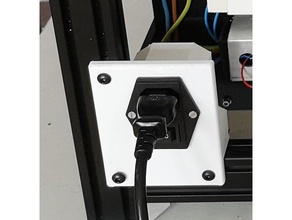 alimentación-conecte blv gnm cubo Impresora 3d de las piezas cr-10 ender flash la el enchufe poder 3d print model - Mito3D