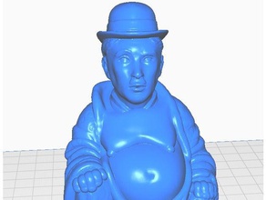 charlie chaplin buddha famous people collection sculptures bust movie remix statue 3d print model - Mito3D