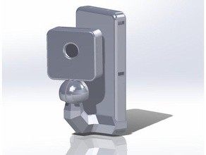 raspberry pi zero minimalist camera case + mount angle control ip cam rpi wifi w 3d print model - Mito3D